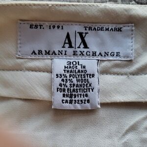Armani Exchange Off-White Trousers